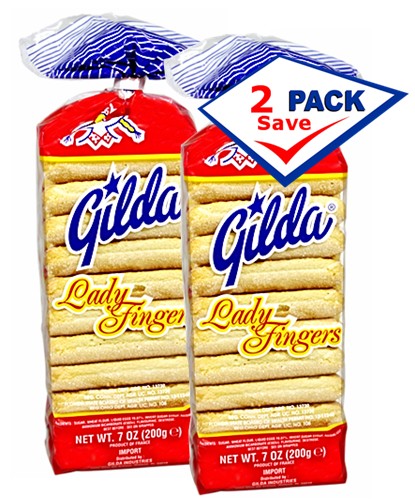 Bizcochos Franceses.  French Lady Fingers. Imported From France 7 Oz Pack of 2 by Gilda